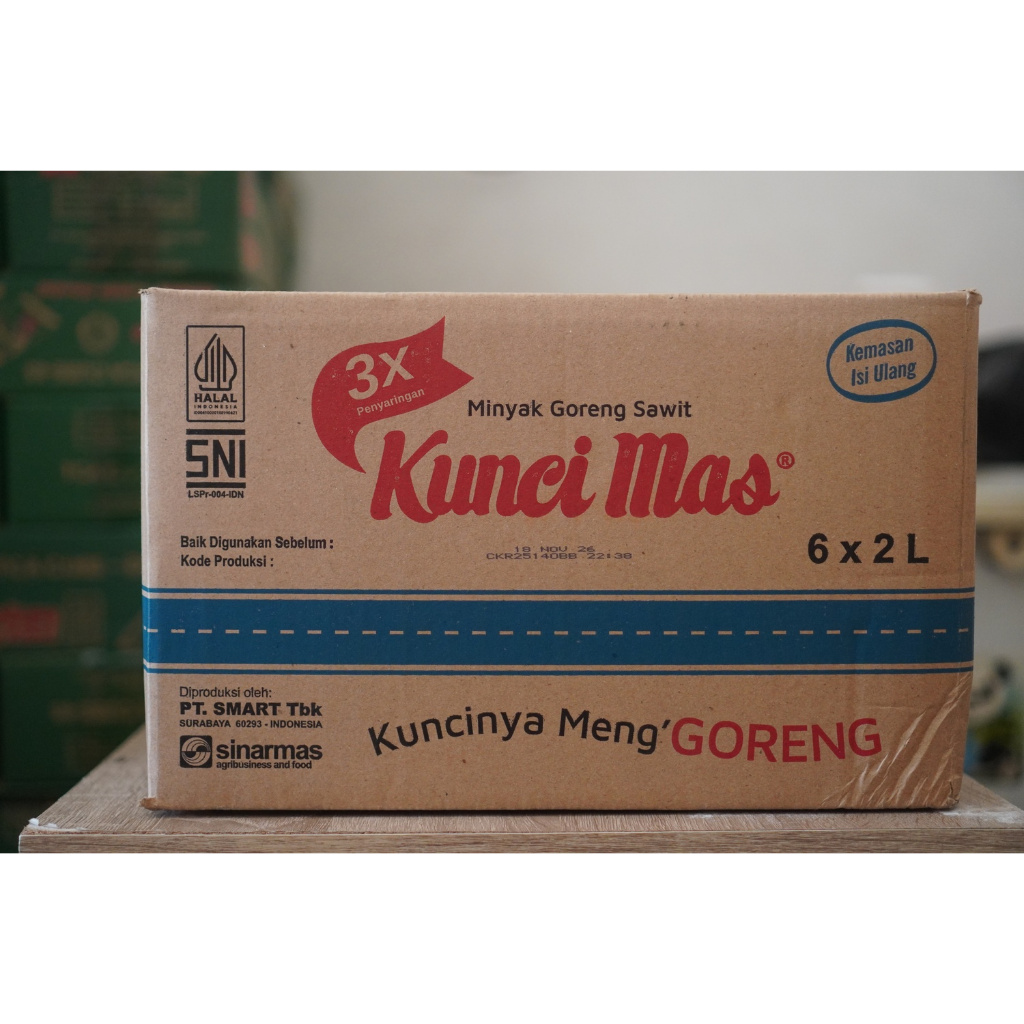 

Kunci Mas Minyak Goreng 1Dus Isi 6 x 2L