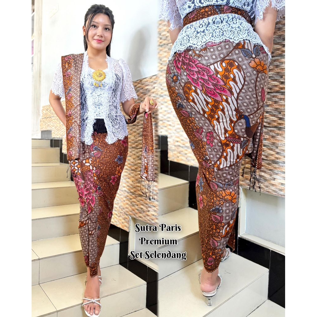 Kamen bali sutra paris motif batik