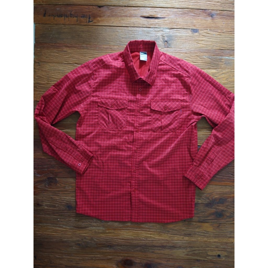 kemeja gunung the red face not tnf