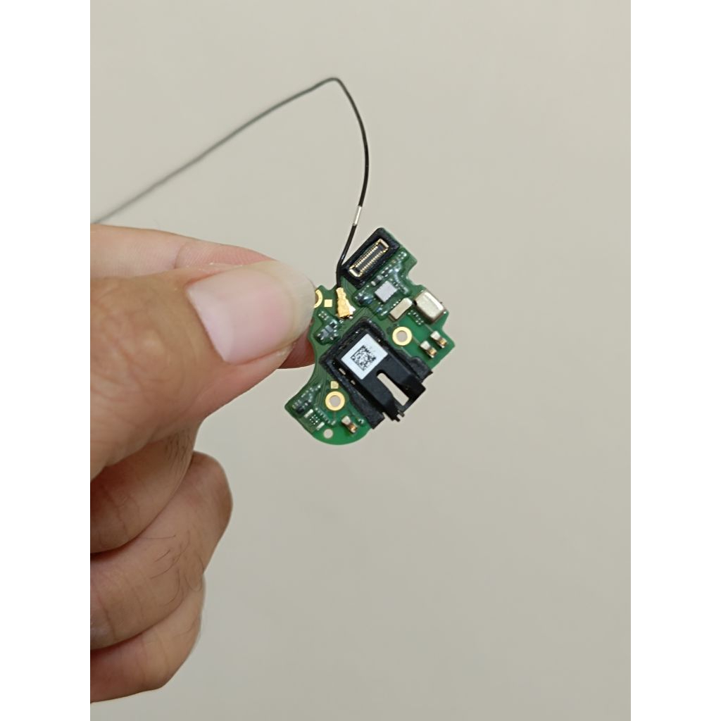 pcb konektor handset dan mic oppo a3s cph1803 ori copotan handphone