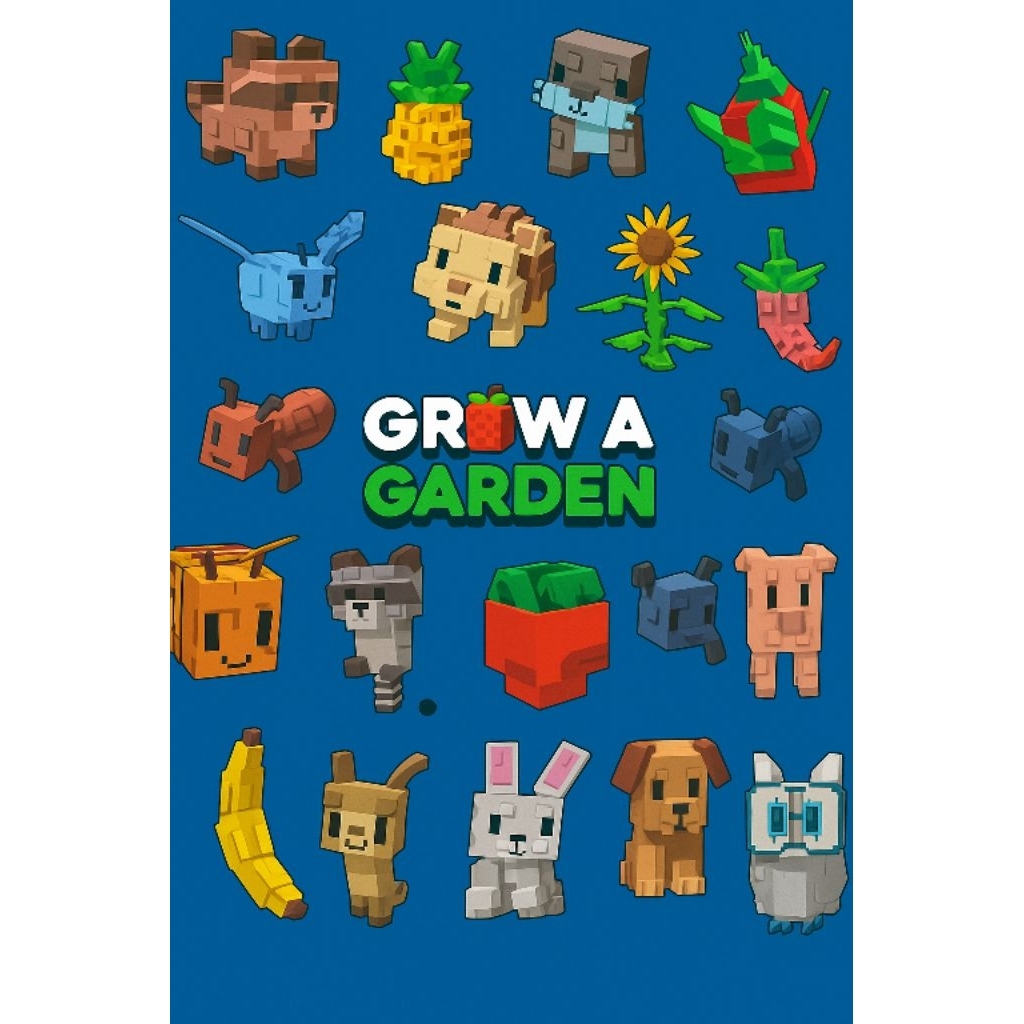 

GROW A GARDEN ROBLOX STICKER Set Isi 30pcs STIKER TEMPELAN STIKER GAME VIRAL