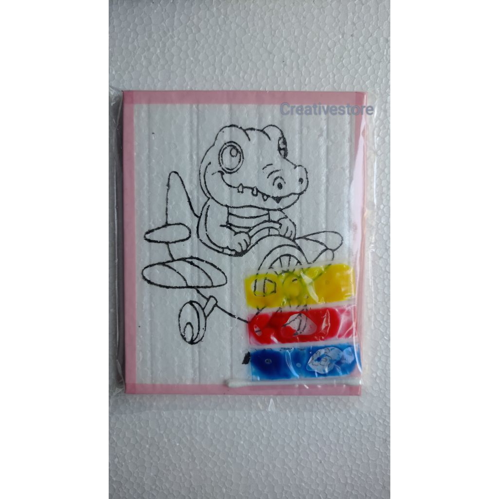 

sterefoam sketsa mewarnai mini 13,5cm x 16,5cm isi 50pcs gambar mix