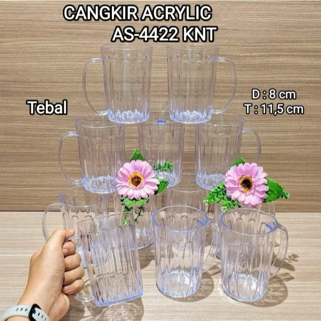 Gelas Plastik 400ml Mug Plastik Gelas Plastik Bening