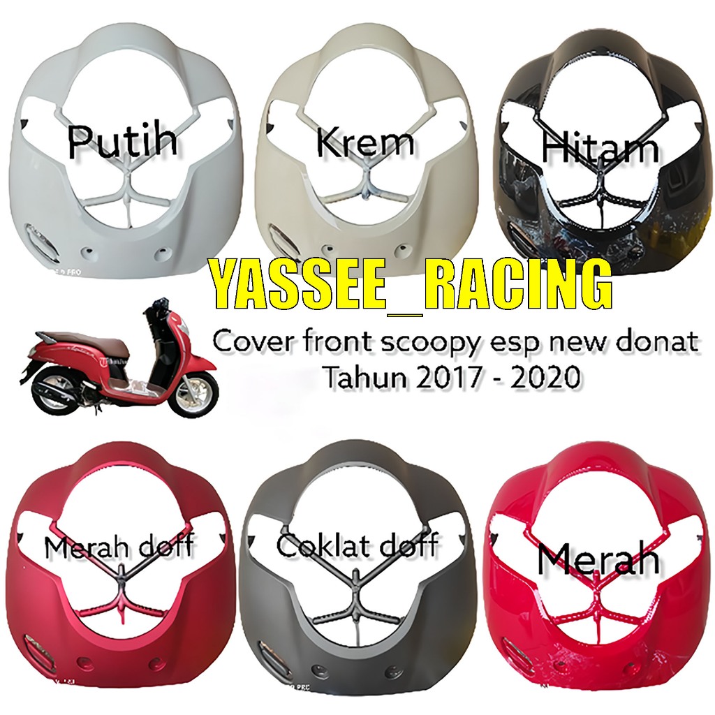 Cover Tameng Panel Depan Scoopy FI 2017-2020 / Panel Tameng Depan HONDA Scoopy 110 FI ESP