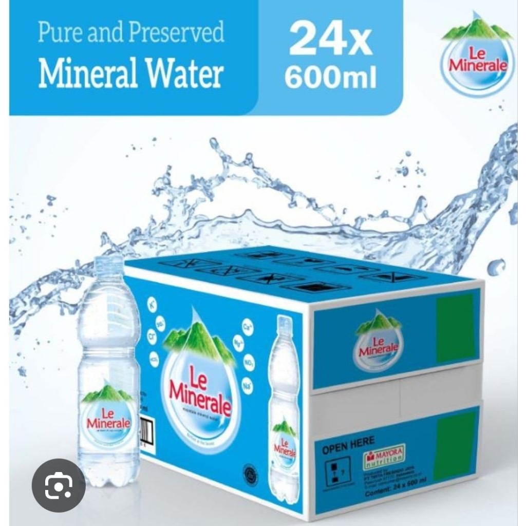 

LE MINERALE 330ML 600ML 1500ML ISI 12 24 KARDUS BOX KARTON