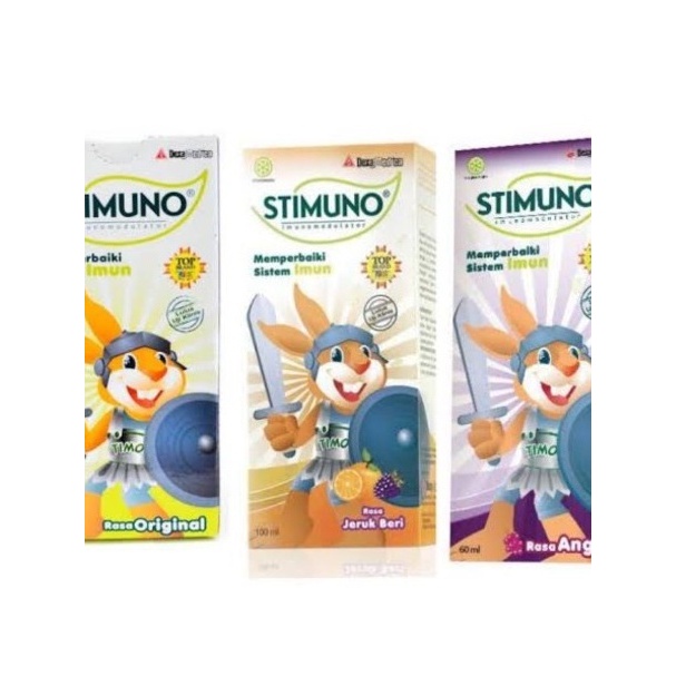 STIMUNO SIRUP SYRUP MULTIVITAMIN ANAK MEMPERBAIKI SISTEM IMUN 60ML 100ML