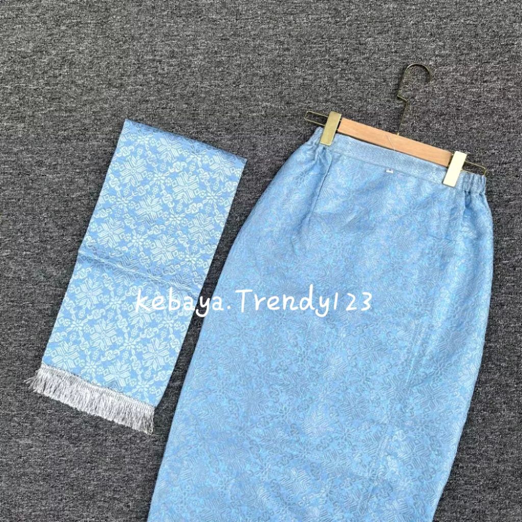 Set Rok Songket Span Plus Selendang Songket||Songket Bawahan Kebaya Pesta||Songket Span Siap Pakai||