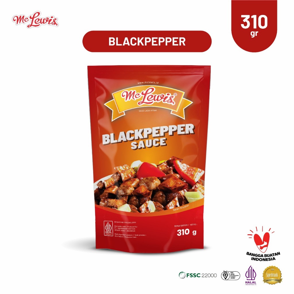 

Mc Lewis Blackpepper Sauce - 310g