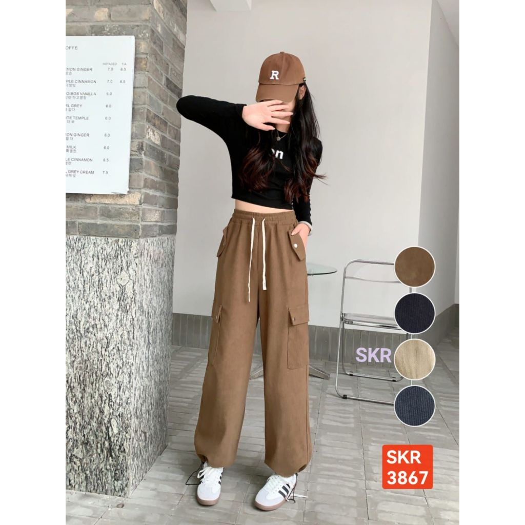 READY CELANA CORDUROY WANITA IMPORT TERBAIK/CELANA CORDUROY WANITA