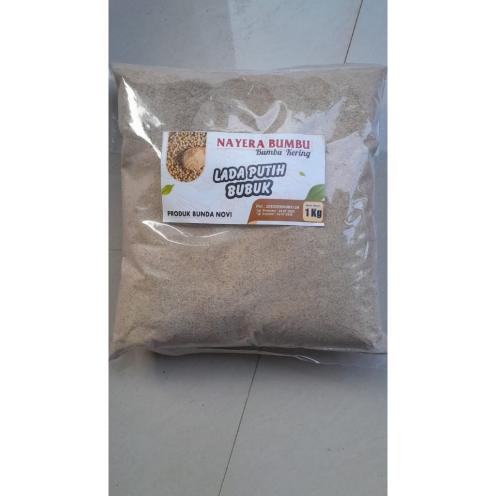 

Lada Putih bubuk 1KG 1%