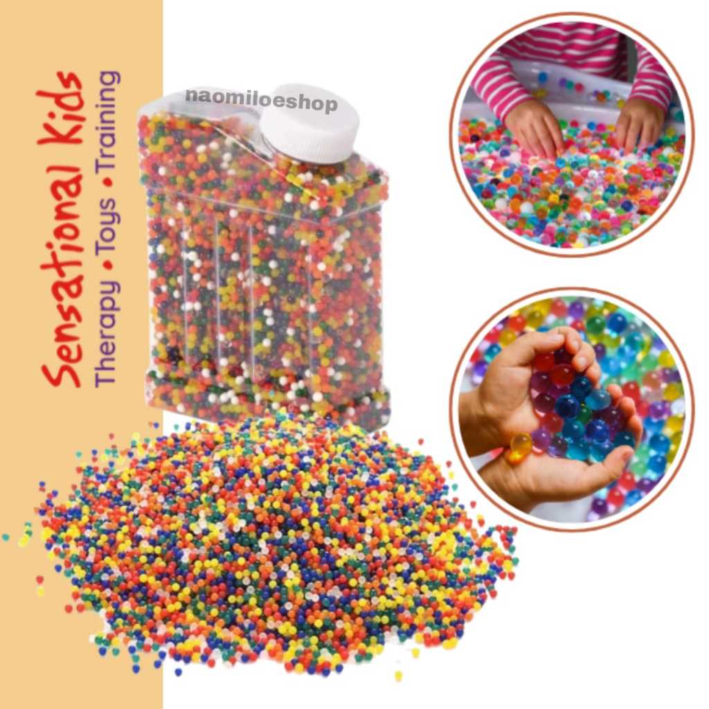 WGG Jinming Water gel water beads jelly air biru refill jelly Gun  7- 8 mm Waterbeads JELLY 114gram