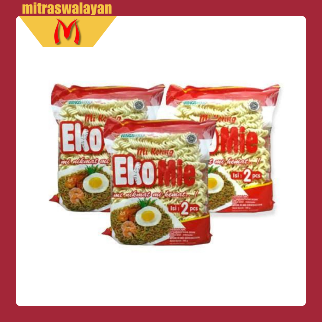 

Ekomie Kering Kemasan Renceng isi 3 sachet 2 keping/sachet @120gr