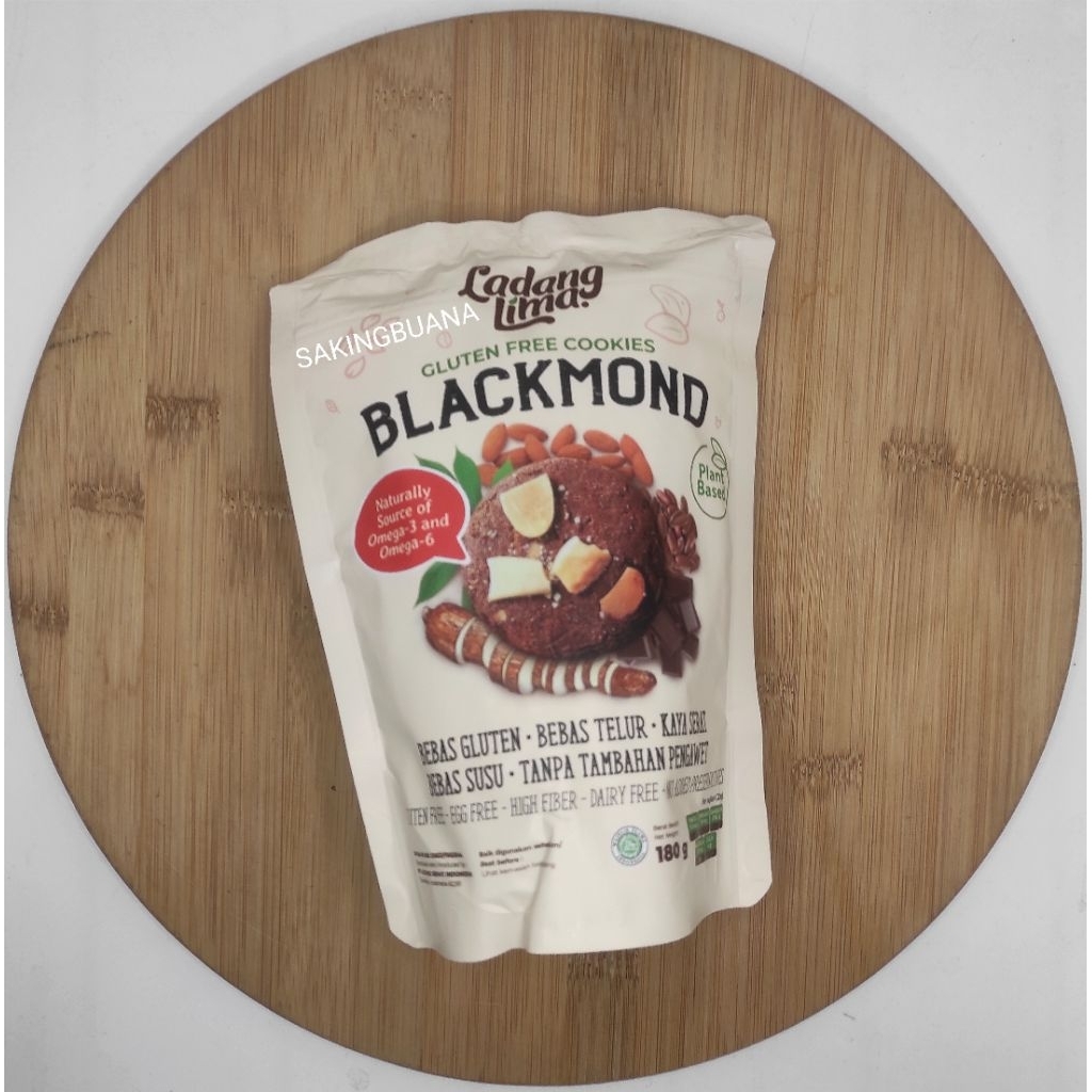 

Blackmond Glutten Free Cookies 180gr - Ladang Lima