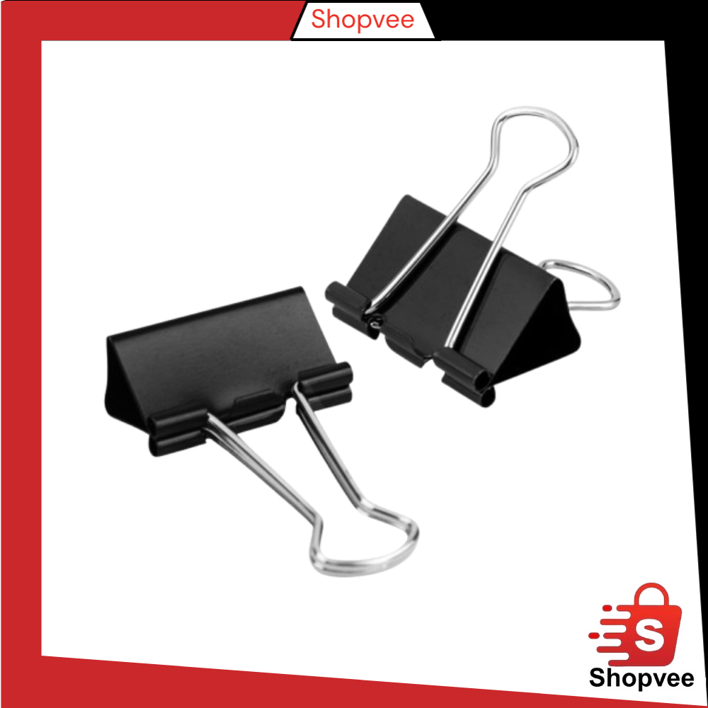 

Shopvee DELI046 Klip Binder / Binder Clip - Hitam&Black 24/Tube 32mm E8563A Y1685