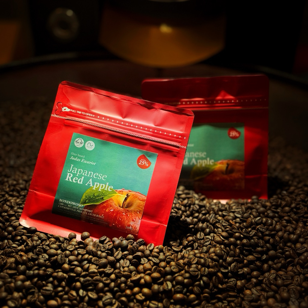 

biji kopi arabika japanese red apple 200gr