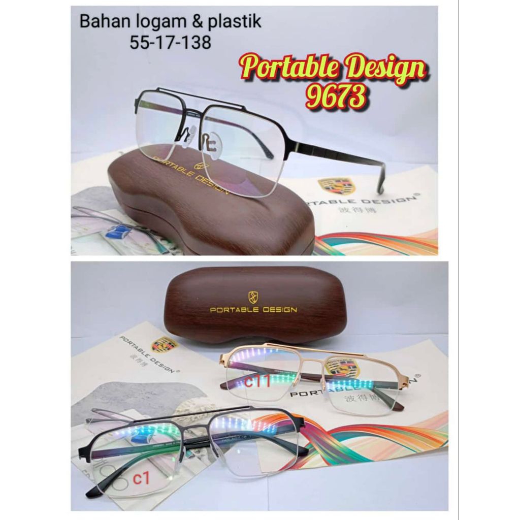 KACAMATA PORTABLE DESIGN TIPE 9673