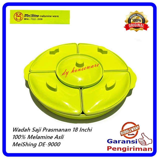 Wadah Saji Prasmanan Melamin 18 Inch Party Set Dia 45Cm Tempat Makanan Melamine MeiShing DE-9000