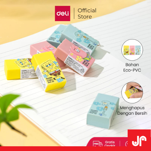 

DELI PENGHAPUS ECO PVC EH01200 / PENGHAPUS MOTIF SPONGEBOB LUCU / PENGHAPUS MOTIF ANAK LUCU