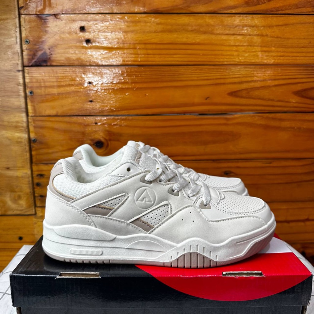 SEPATU AIRWALK WANITA TERBARU AIRWALK CAYDEN BEIGE LEATHER SEPATU WANITA SNEAKERS CASUAL ORIGINAL BN