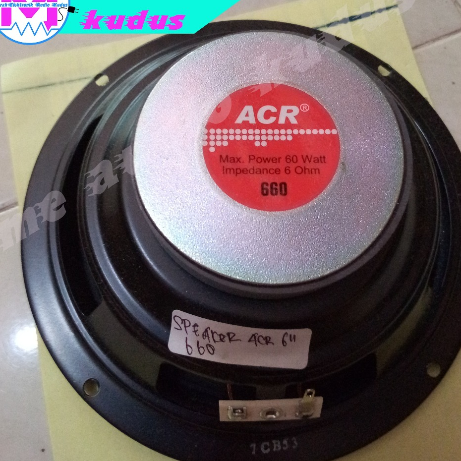 SPEAKER ACR 6"inch 660 (WOFER)