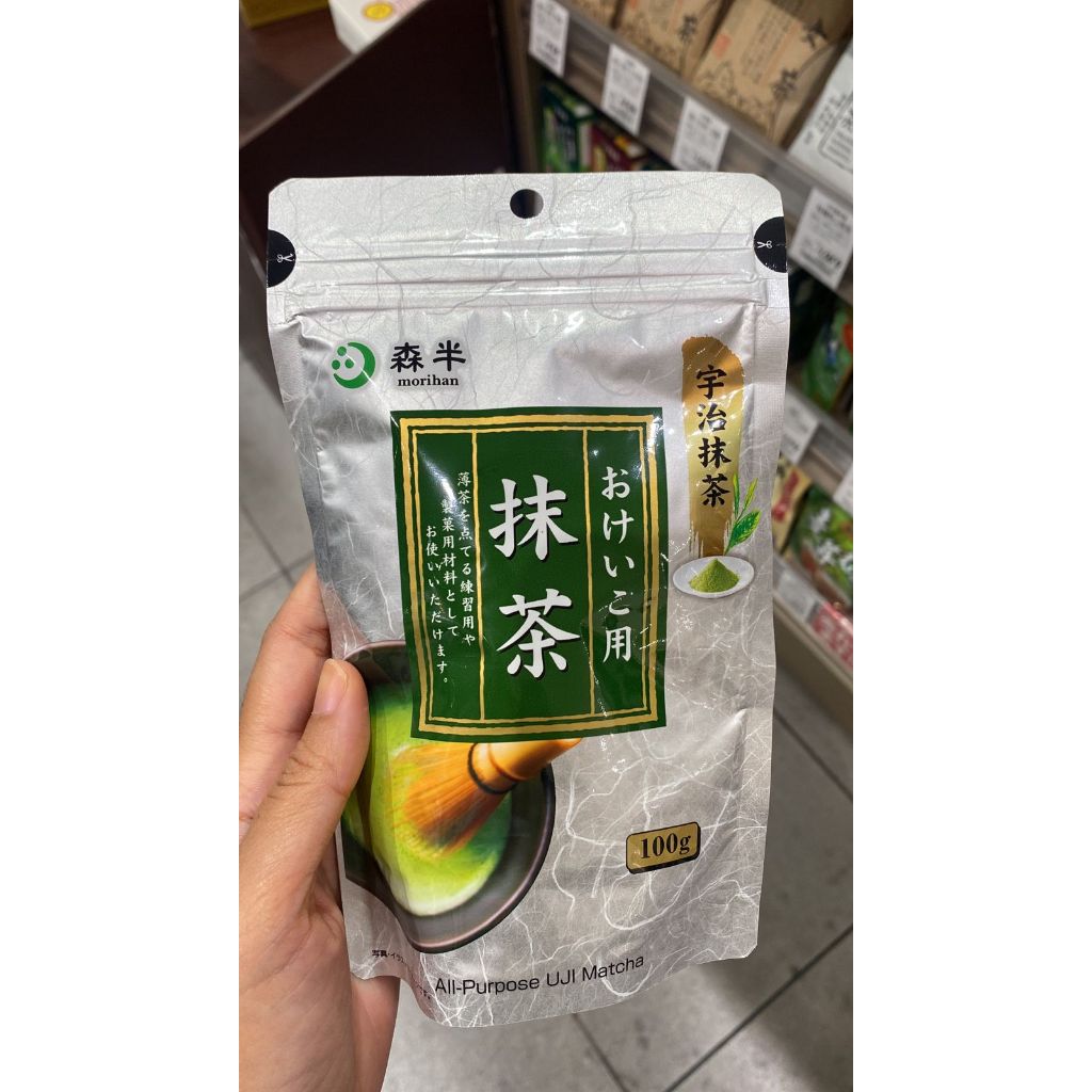 

READY Matcha Bubuk Uji Jepang Morihan 100g – Serbuk Teh Hijau Serba Guna