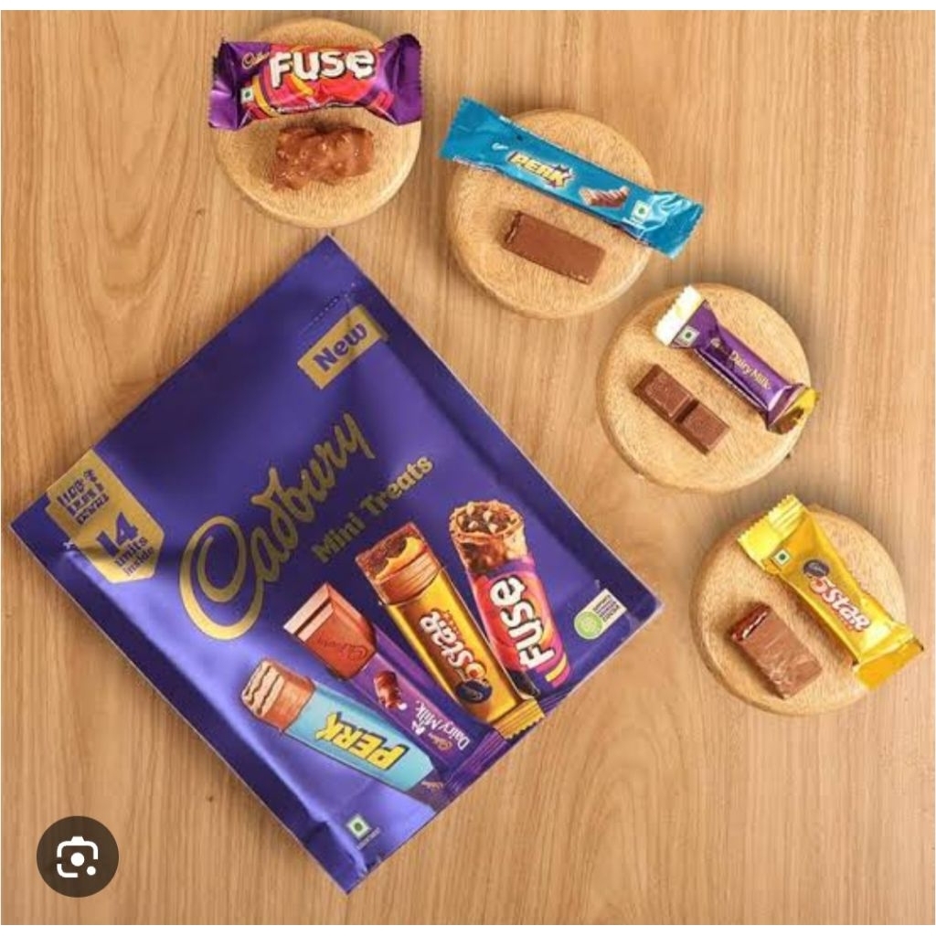 

CADBURY MINI TREAT ISI 14 PER PACK ORIGINAL SINGAPORE CADBURY CHOCOLATE