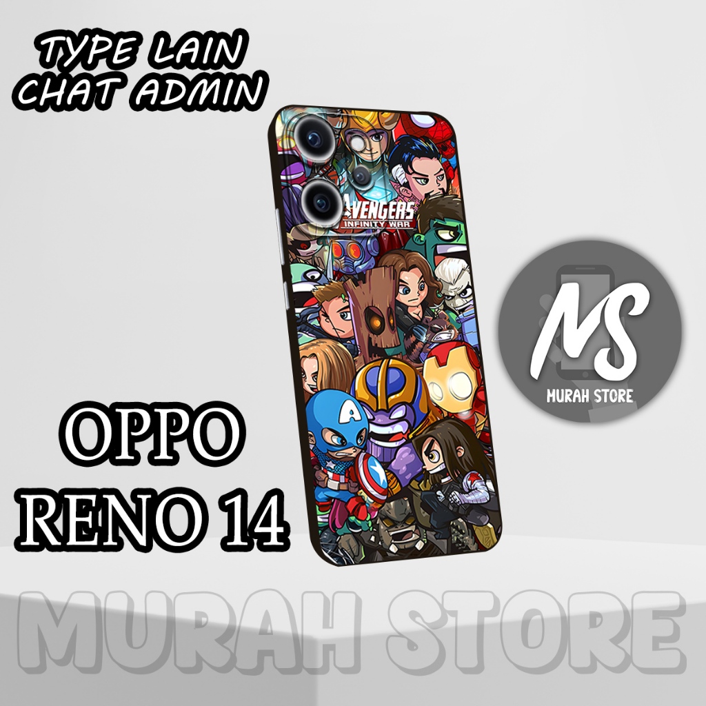 Softcase Karet OPPO RENO 14/MS14/Motif SUPERHERO/Case Hp OPPO RENO 14/Silikon OPPO RENO 14