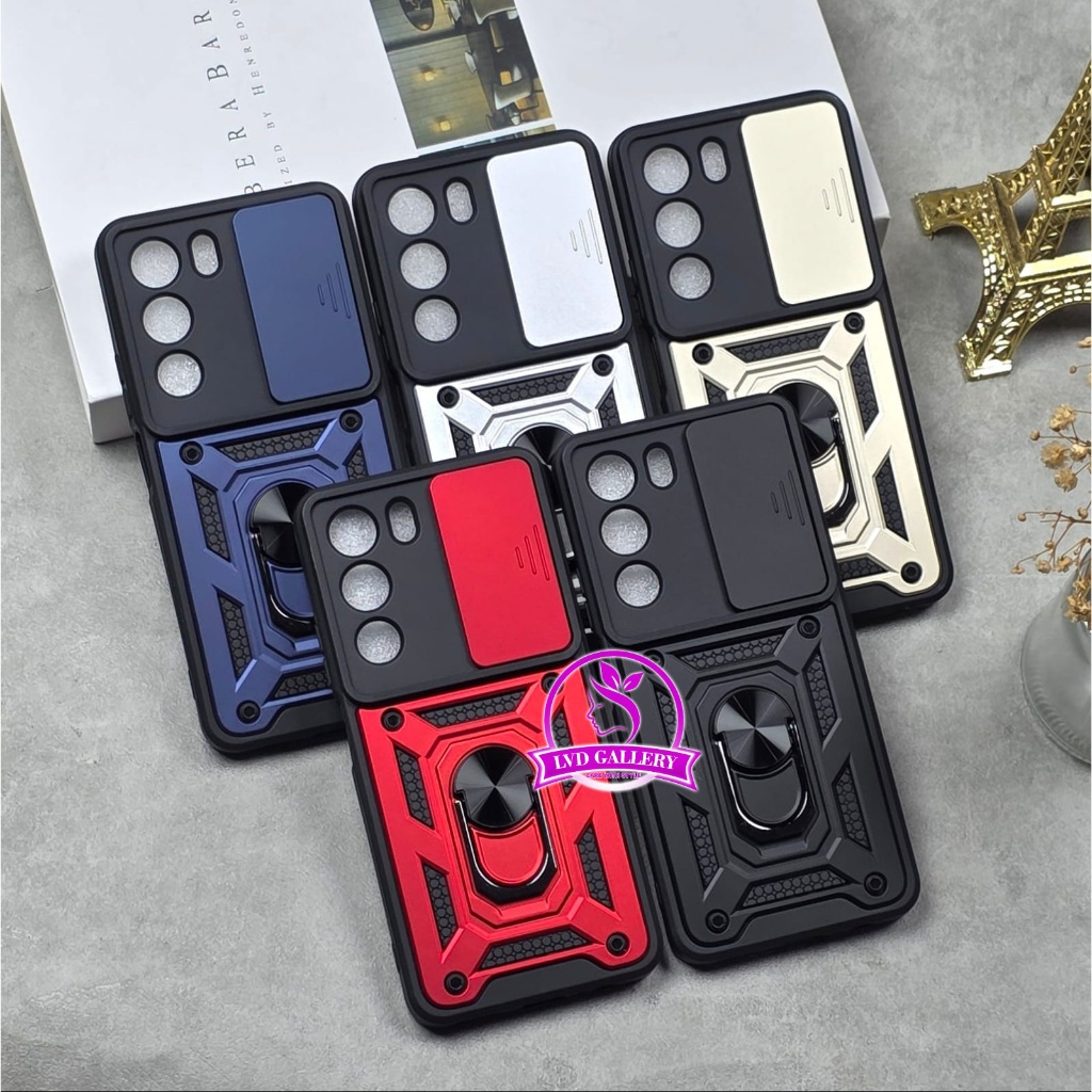 Realme C71 Case Transformer Slide 2 in 1 HardCase Robot Realme C71