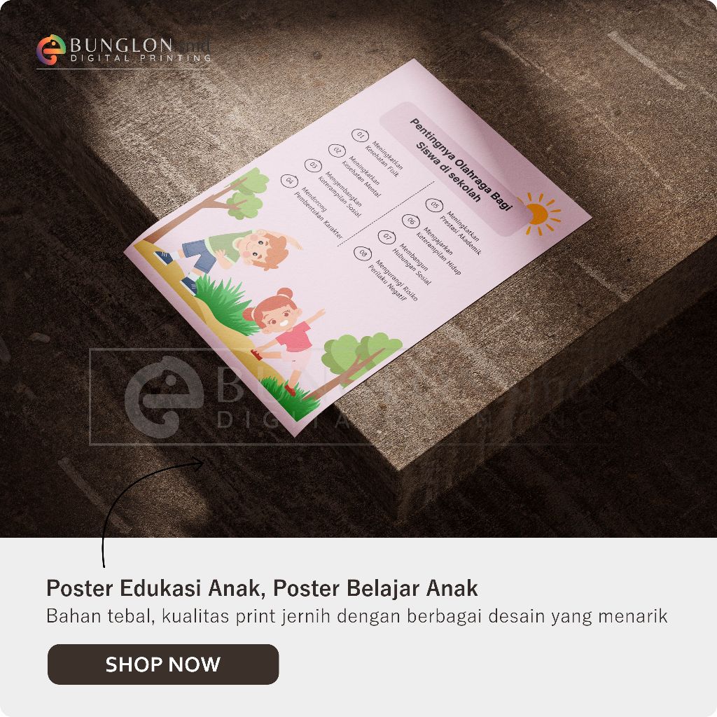 

Poster Pentingnya Olahraga Bagi Siswa Model Pink