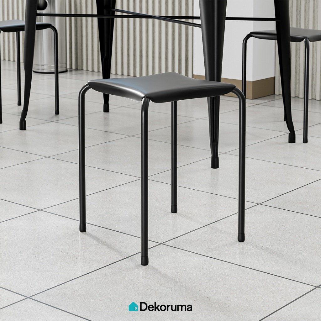 Dekoruma KLEIN Bangku Plastik Serbaguna / Multipurpose Stool / Kursi Cafe dan Taman / Tempat Duduk S