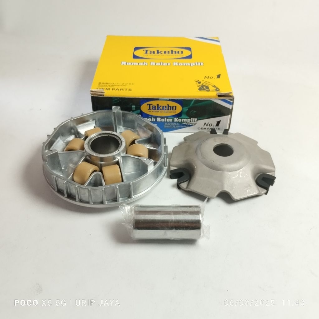 Rumah roller assy + Bosh rumah roller Nex karbu / Nex fi / Nex 1 Nex 2 Nex II 09J TAKEHO Rumah rolle