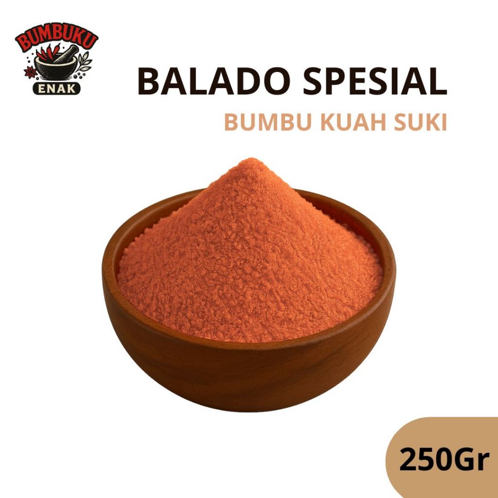 

Bumbu Kuah Suki Rasa Balado Spesial 250gr – Kuah Pedas Gurih Lezat untuk Steamboat, Shabu, dan Masakan Rumahan