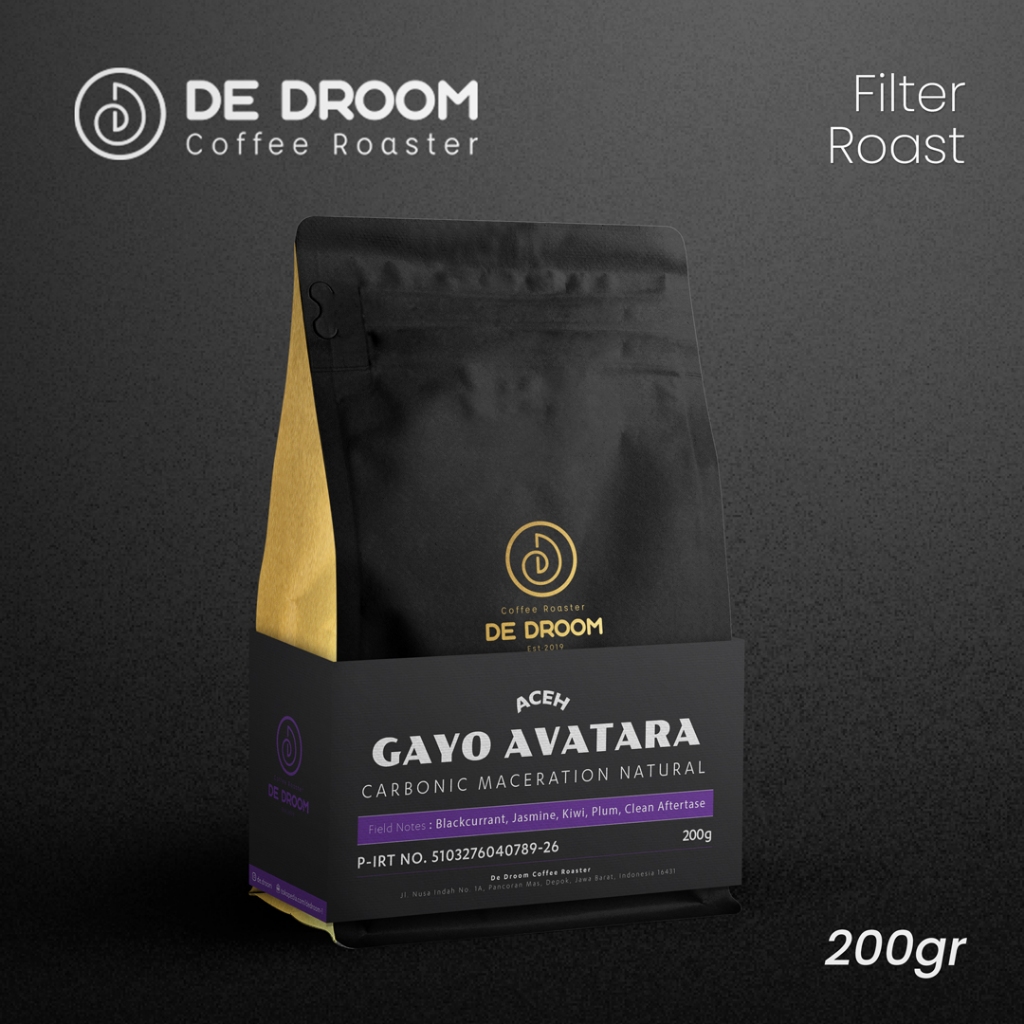 

De Droom - Gayo Avatara Natural CM (Carbonic Maceration) - Biji Kopi Filter Manual Brew