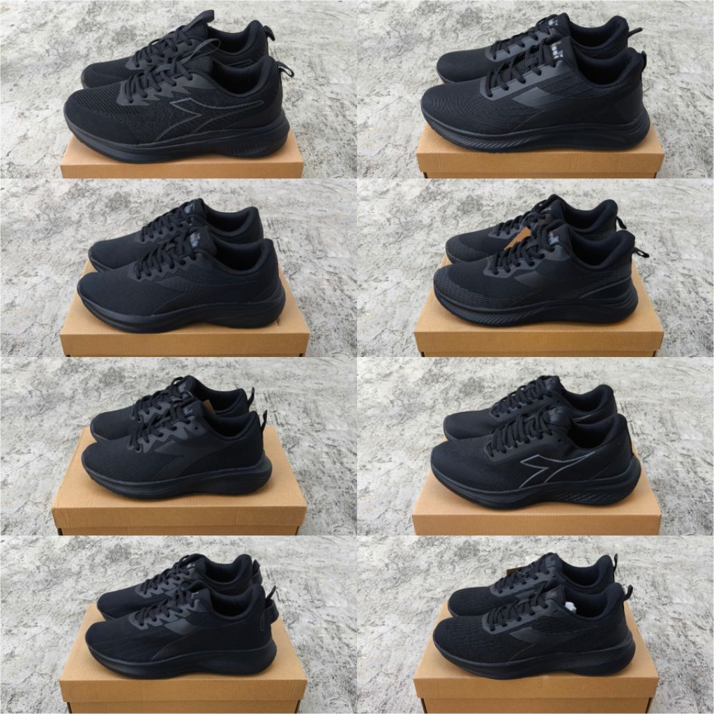 Sepatu Olahraga Unisex DIADORA MONO BLACK RUNNING ORIGINAL