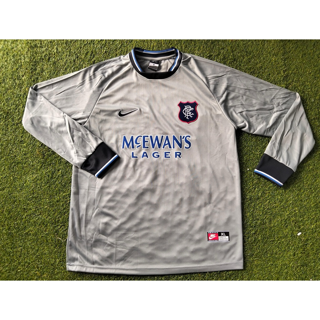 Jersey Retro Glasgow Rangers Longsleeve GK 98/99 Classic Blockcore
