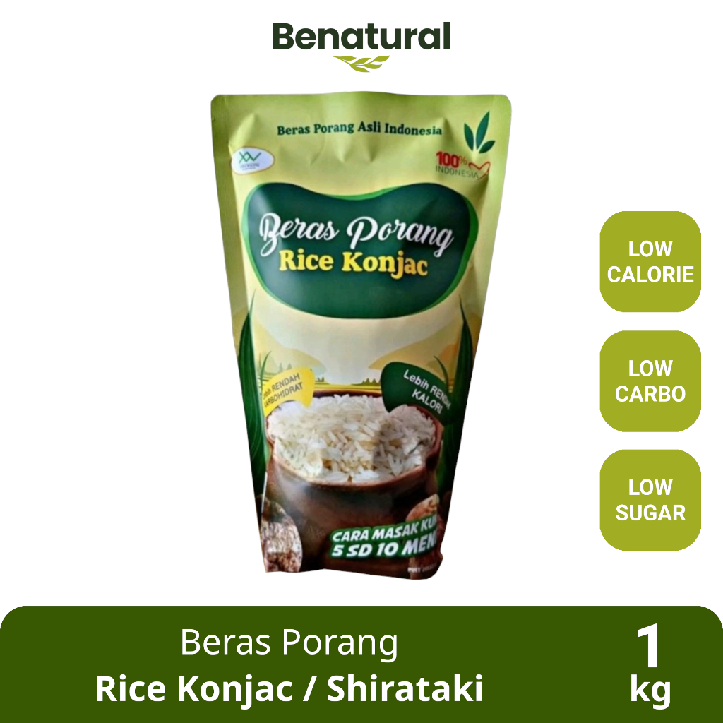 Beras Porang Rice Konjac 1kg - Shirataki / Konjac Rice