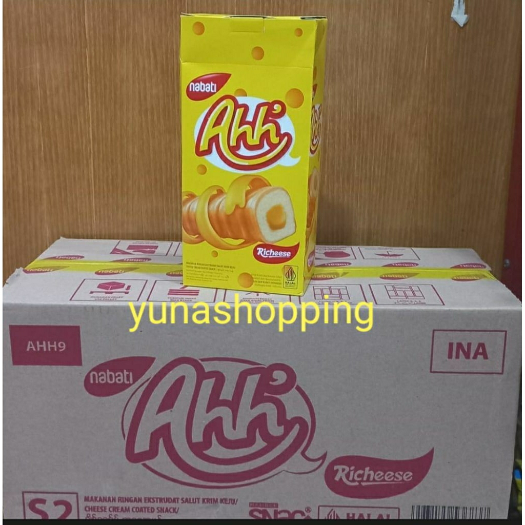

Nabati Ahh richeese 1 dus isi 12 box