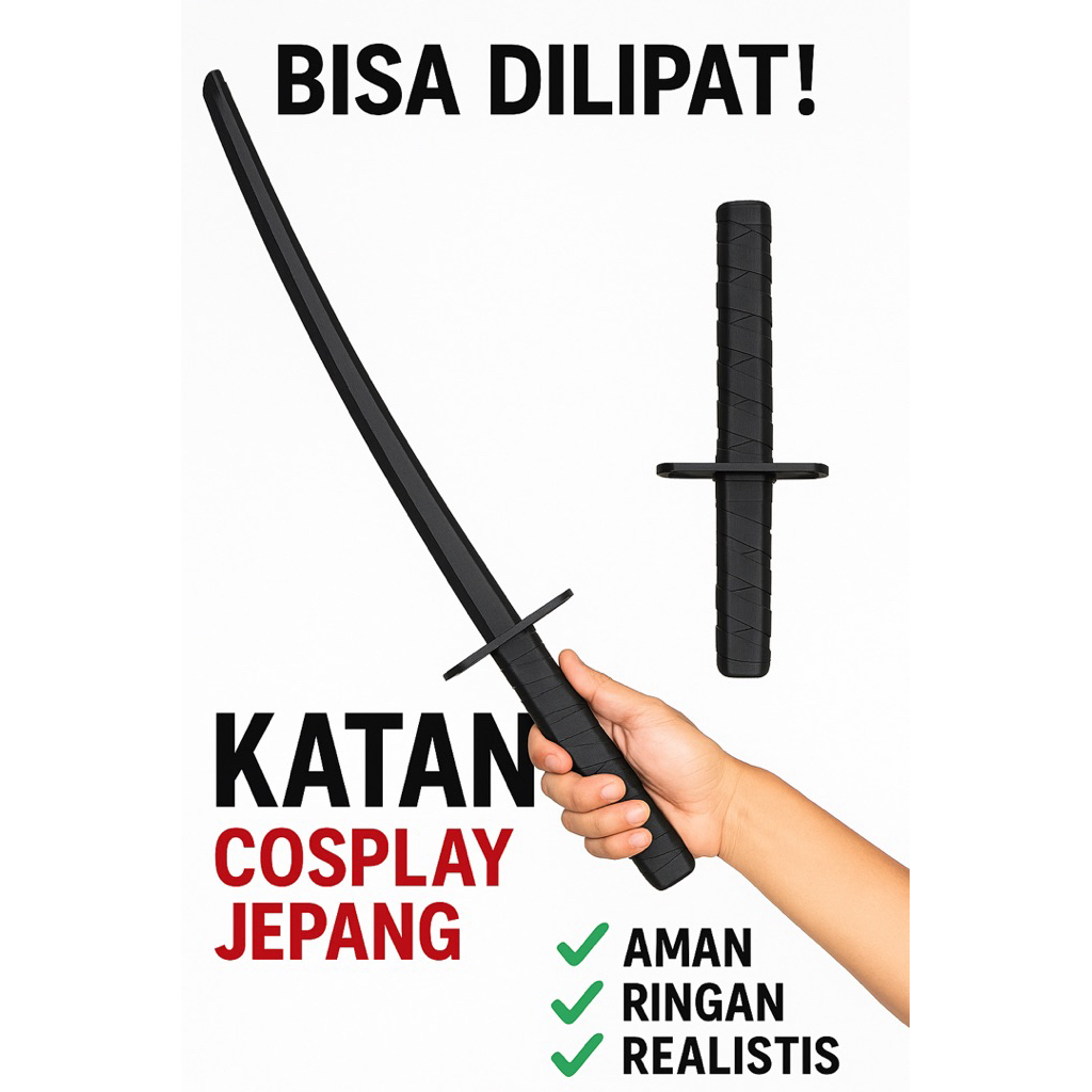 Fidget Retractable Katana decompression Toy | Mainan Katana dekompressi | katana lipat