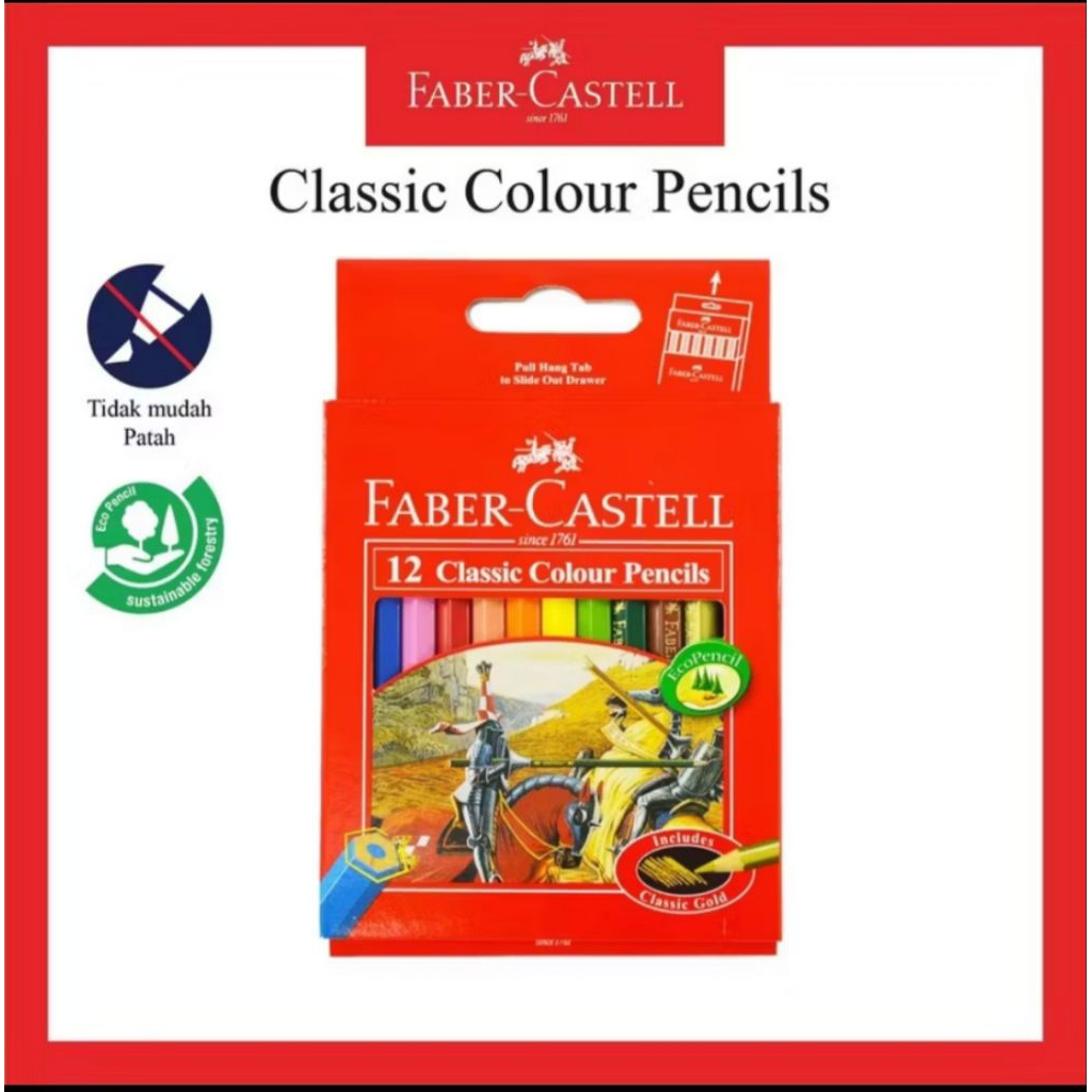 

Pensil Warna Pendek Faber Castell Classic Colour 12 Warna Pendek / Pensil Faber-Castell Classic Colour 12 Warna Pendek