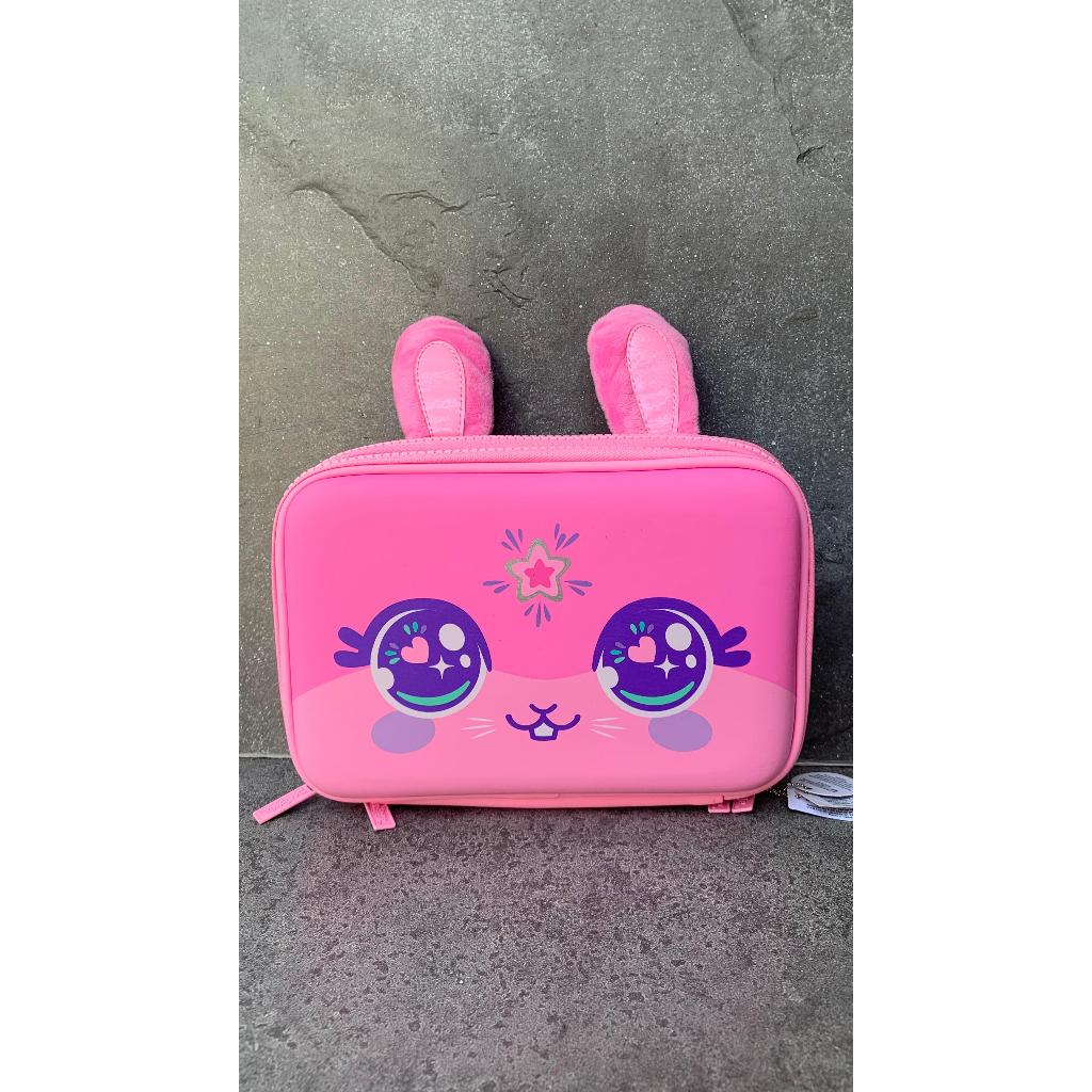 

SMIGGLE ALL STARS PENSILCASE HARDCASE DOUBLE ZIP BUNNY PINK - TEMPAT PENSIL SMIGGLE