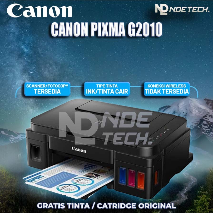 Printer Canon PIXMA G2010 - Free Tinta Original