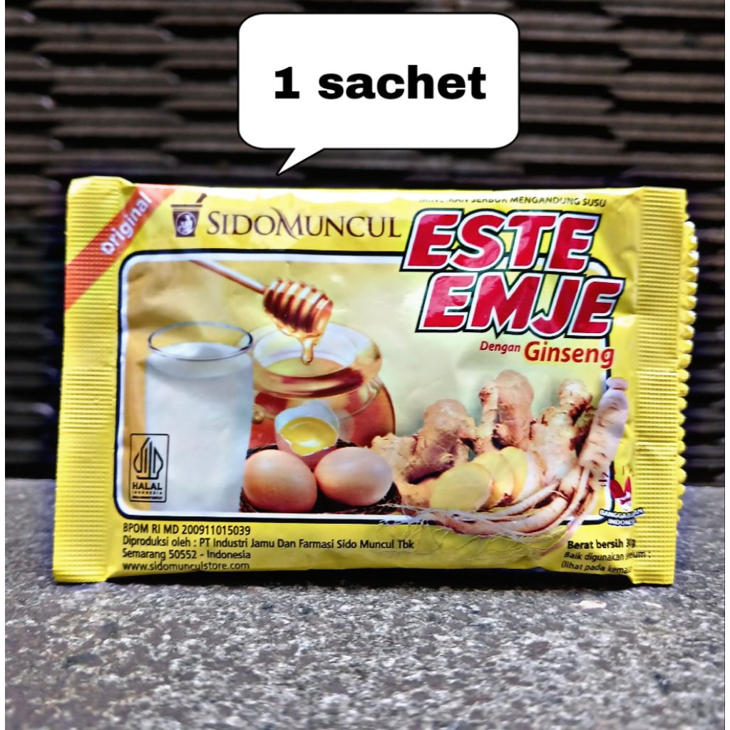 

expiredDesember2025 stmj sidomuncul per sachet satu pcs esteemje