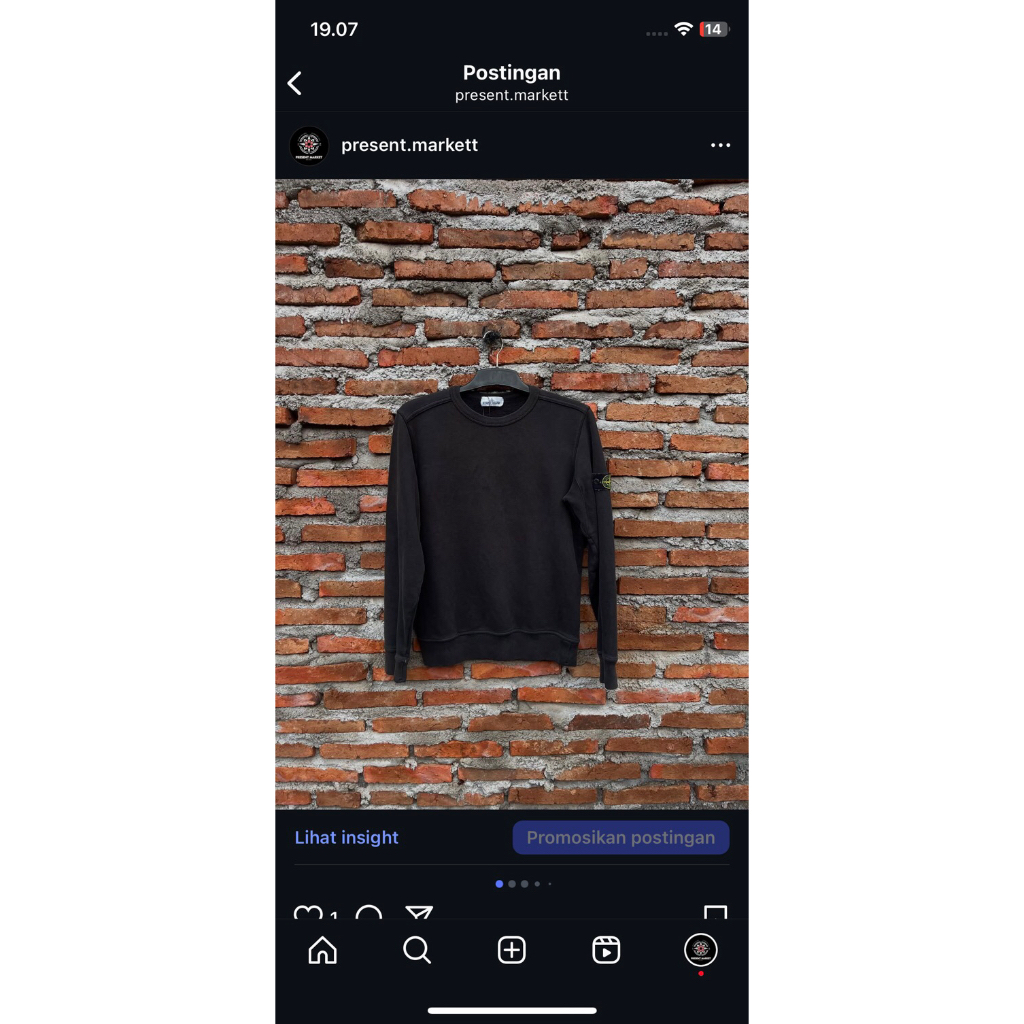 crewneck stone island