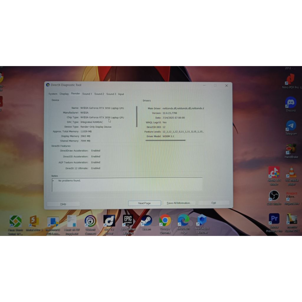 Lenovo Ideapad Gaming 3 15ach6