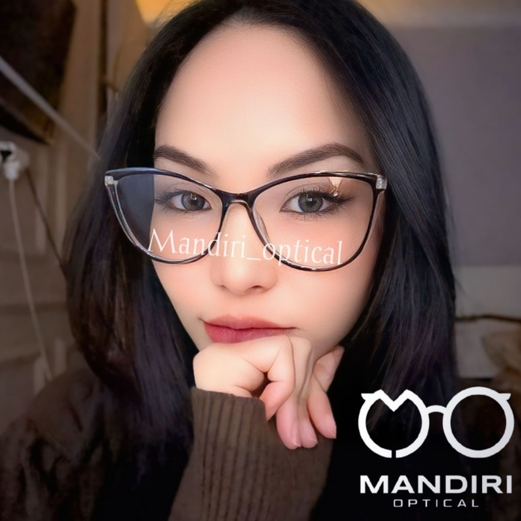 Frame kacamata cat eye (paket frame+lensa) | kacamata minus | kacamata antiradiasi | kacamata wanita