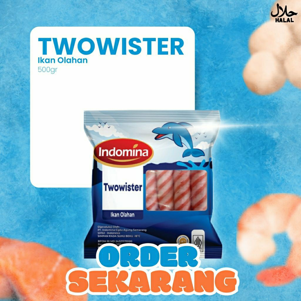

INDOMINA TWOWISTER 500 GRAM