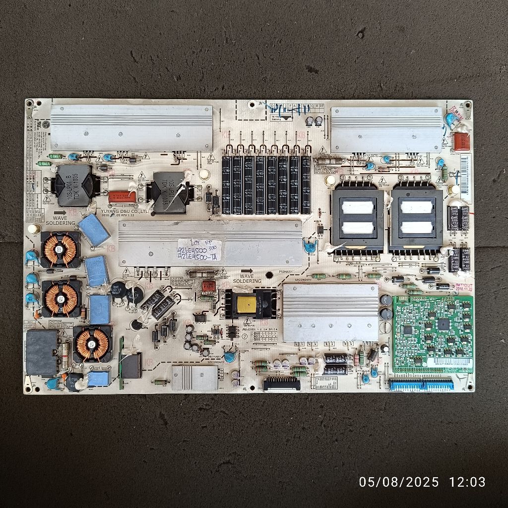 psu power suplay asli cabutan led tv televisi LG 42LE4500 42LE4500-TA normal