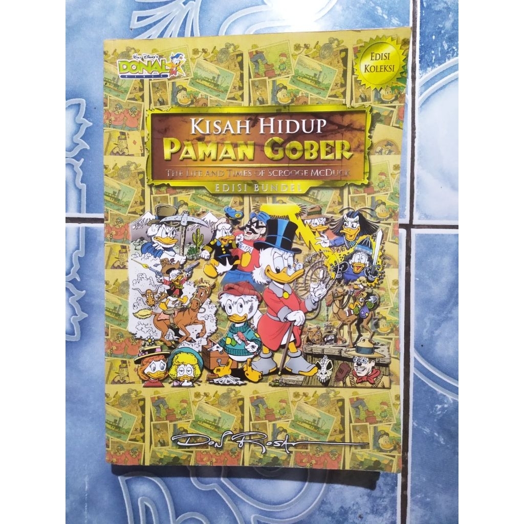 Original Langka Komik Edisi Koleksi Bundel Tamat Full Warna Kisah Hidup Paman Gober The Life and Tim