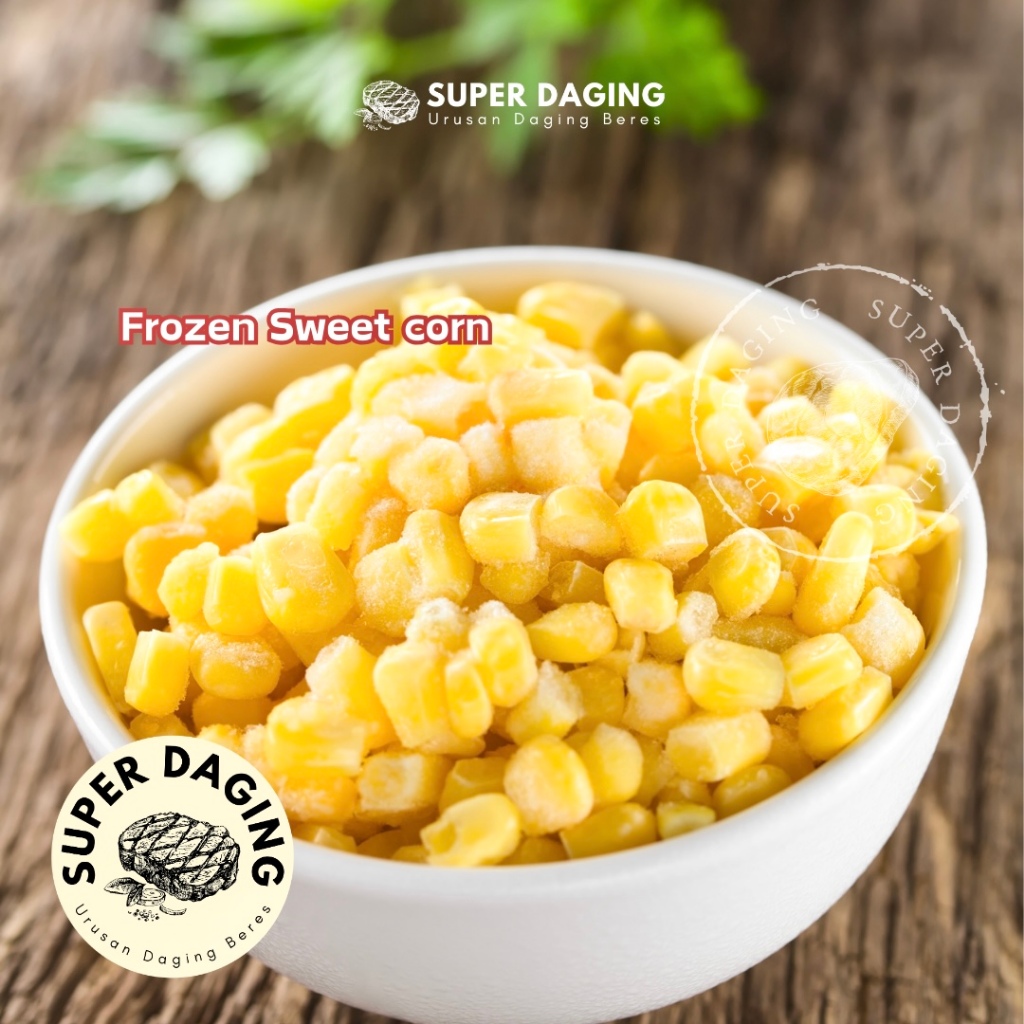 

Frozen Sweet Corn 1kg - Super Daging Semarang Side Dish