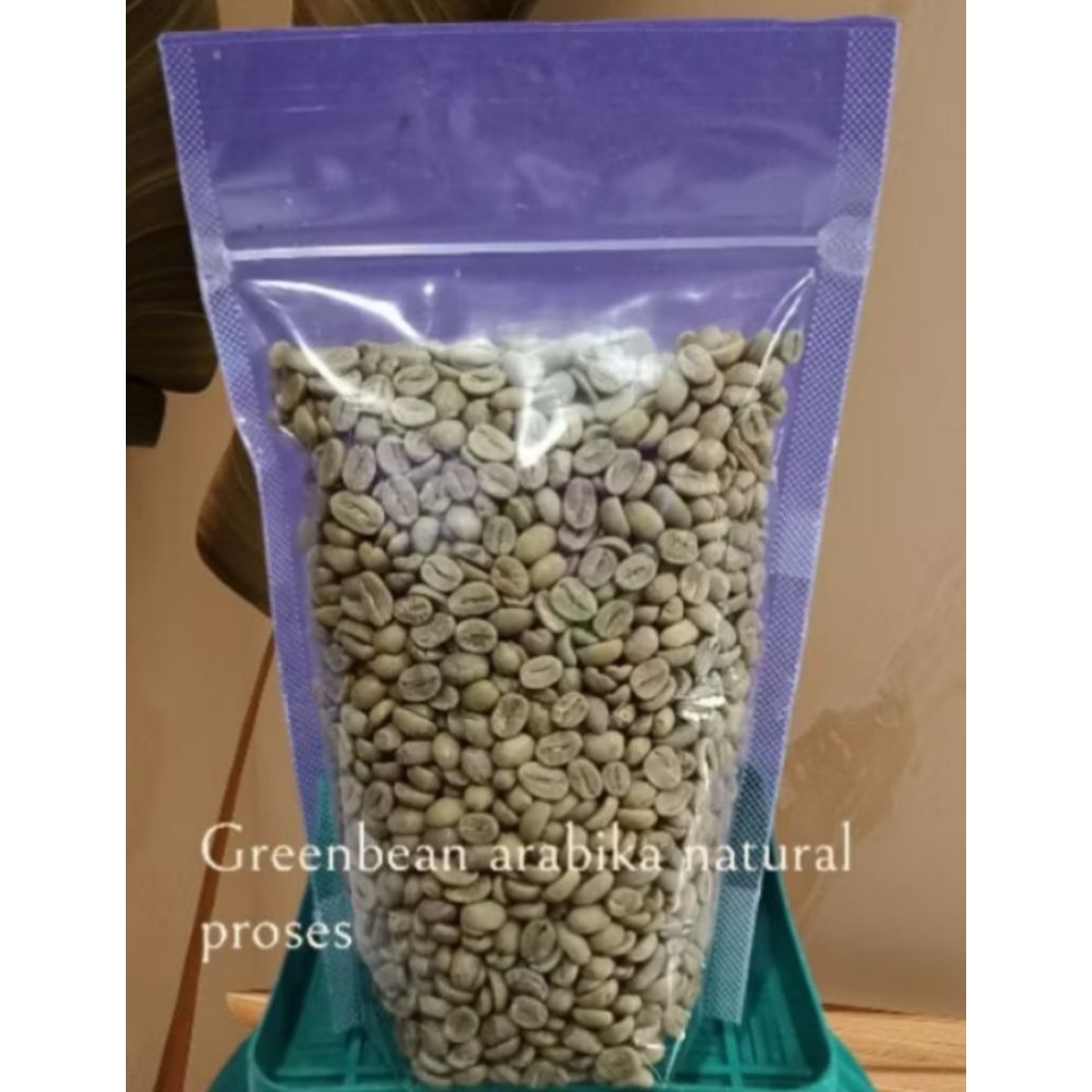 

Greenbean kopi kamojang 100% Arabika proses natural siap sangrai 500gr